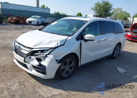 2020 Honda Odyssey Ex-L/Ex-L W/Navi Res из США, поврежденный, VIN 5FNRL6H77LB022358